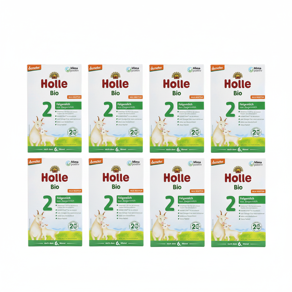 Holle Organic Goat Milk Follow-on Formula 2 8x 400g Bundle