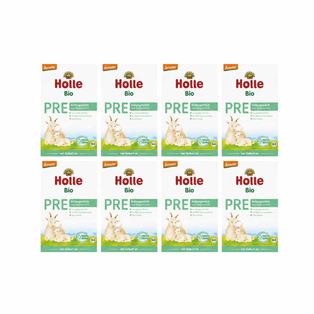 Holle Organic Goat Milk Formula PRE 8x 400g Bundle
